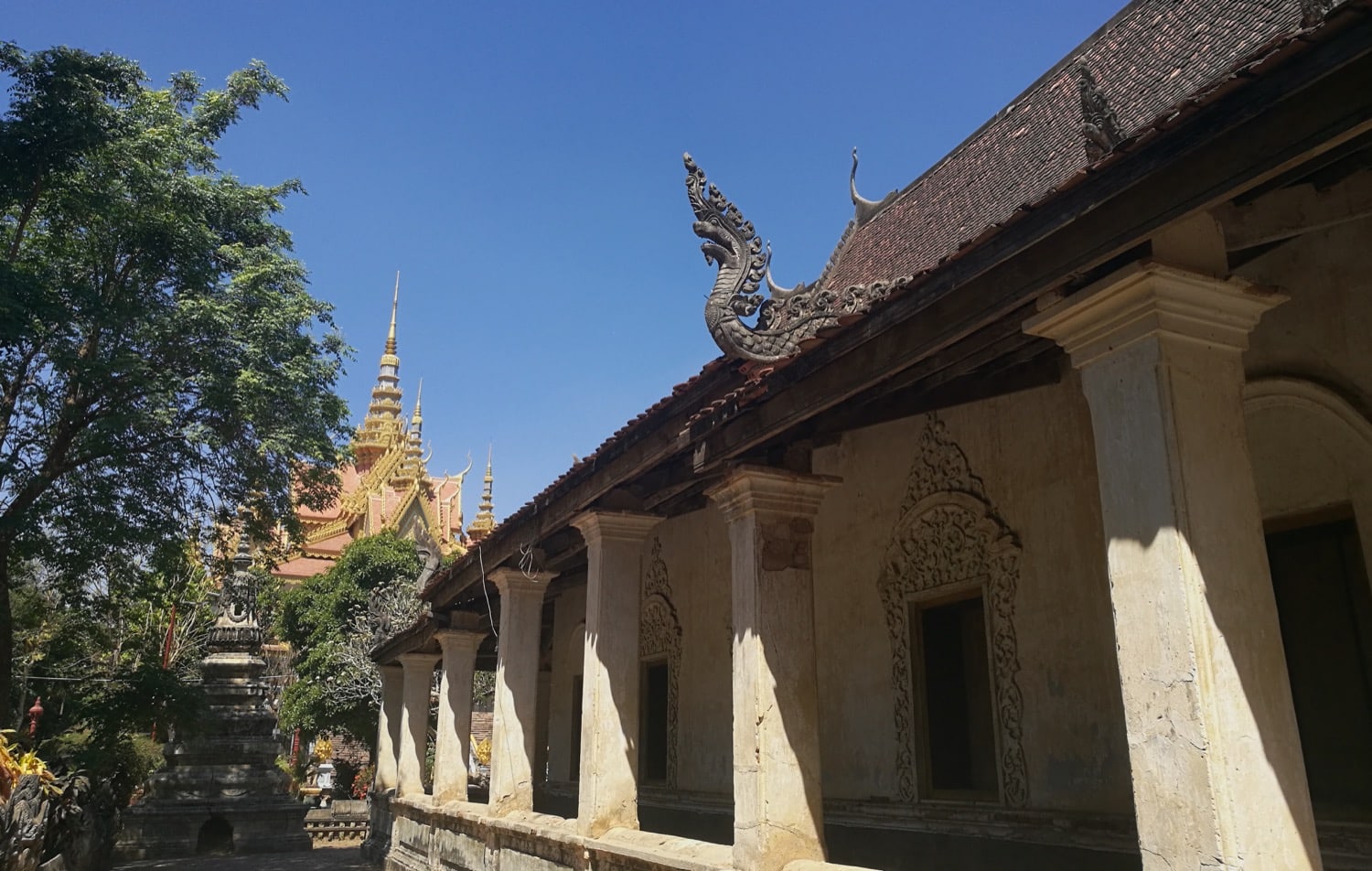 temple and khmer prison battambang naturebels