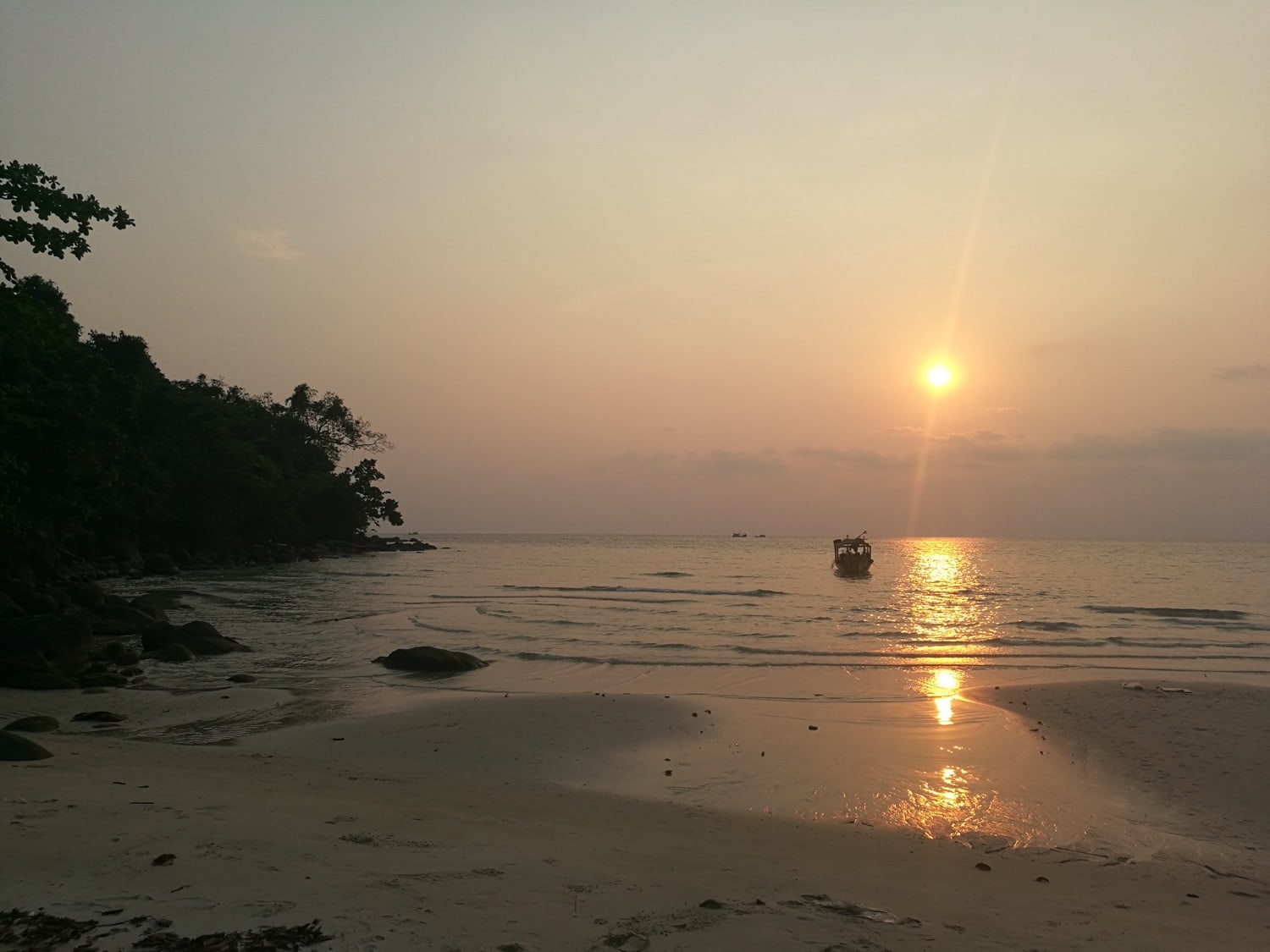 sunset in koh rong naturebels